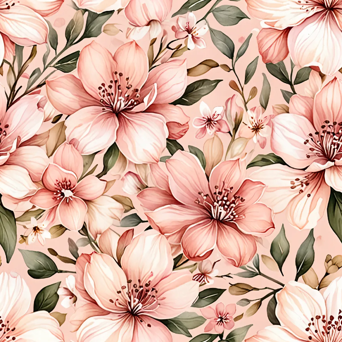 Beautiful Floral Blossom Pattern