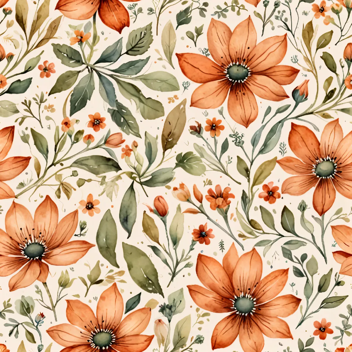 Vibrant Floral Pattern