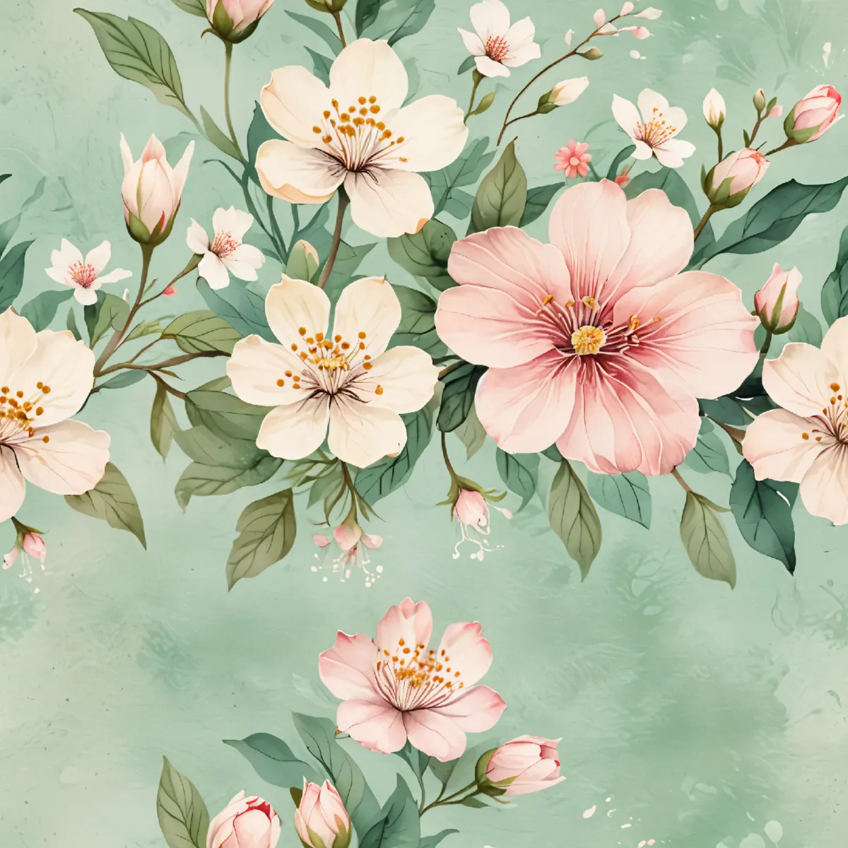 Charming Floral Blossom Design