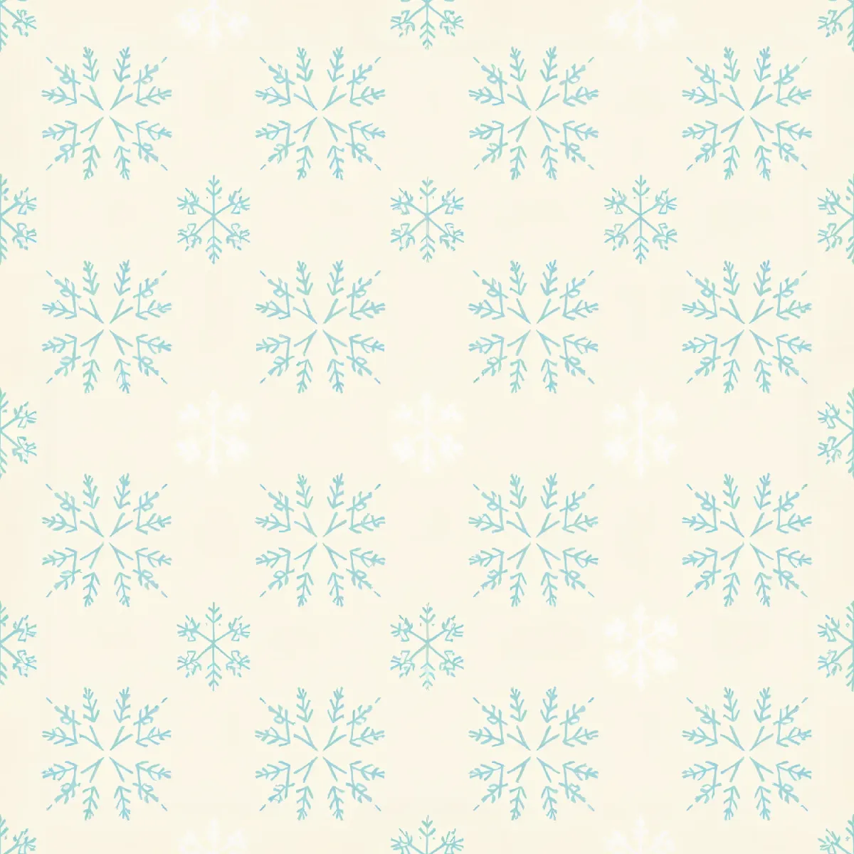 매력적인 눈송이 패턴