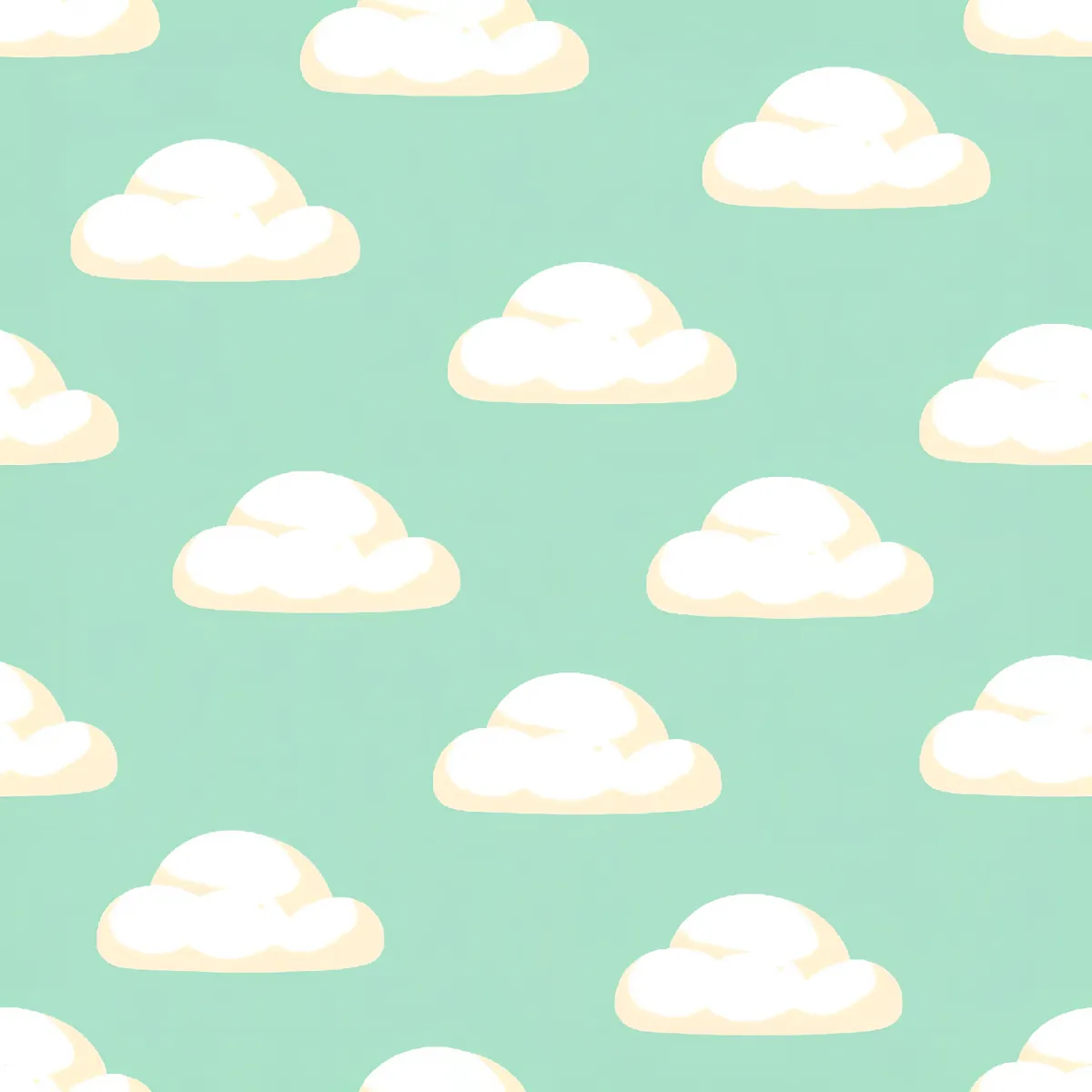 장난스러운 구름 패턴