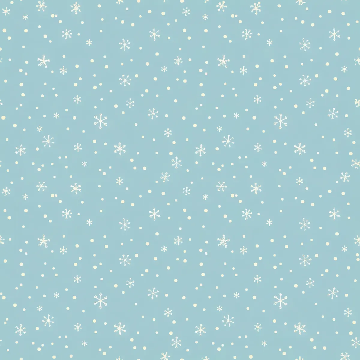 겨울 눈꽃 패턴