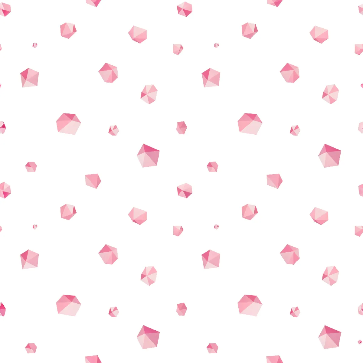 매력적인 핑크 육각형 패턴