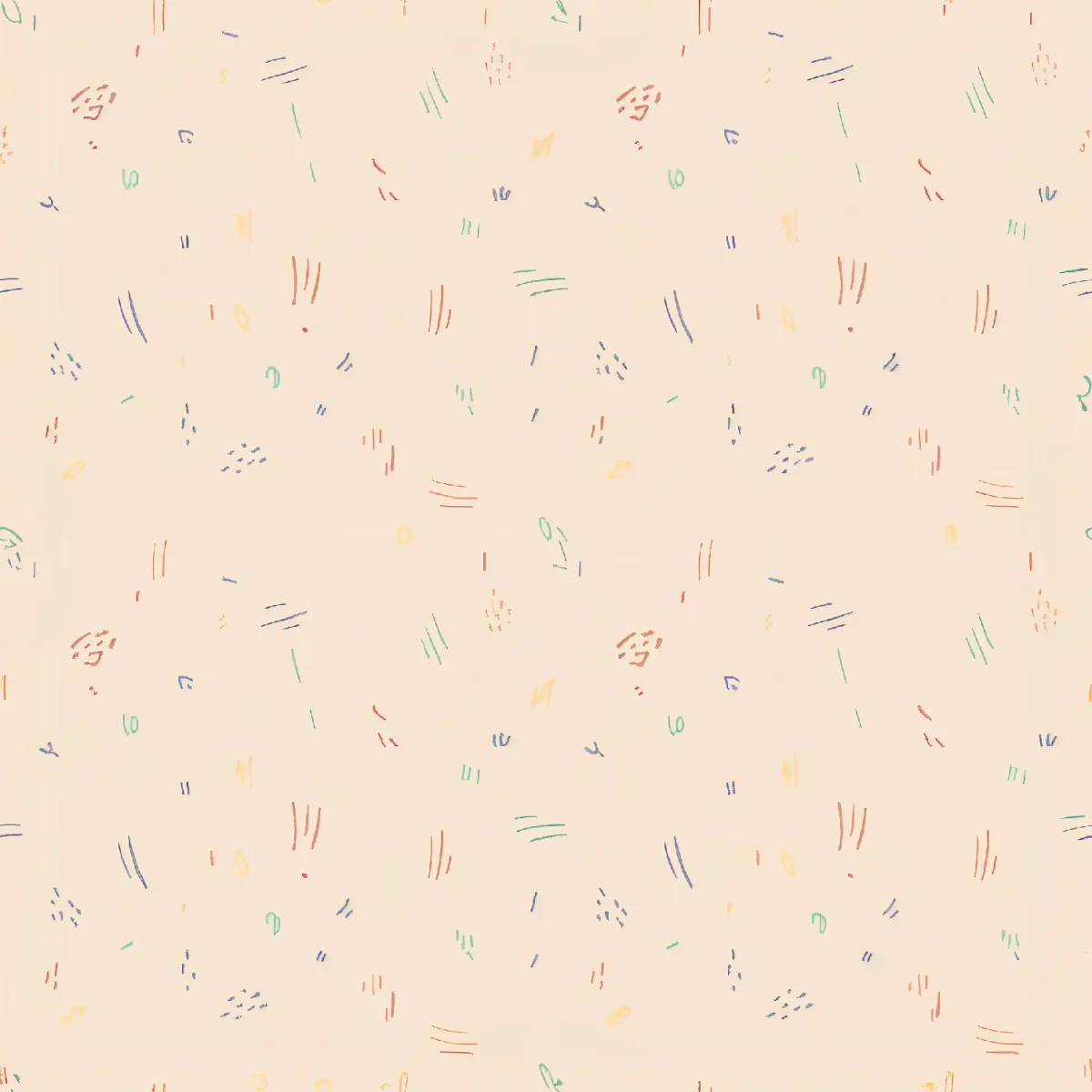 색색의 낙서 패턴