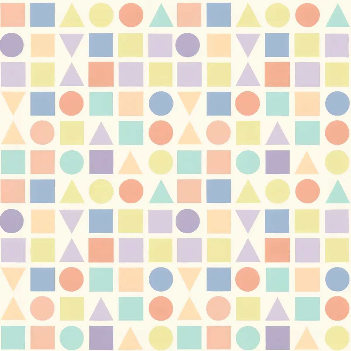 파스텔 기하학 패턴