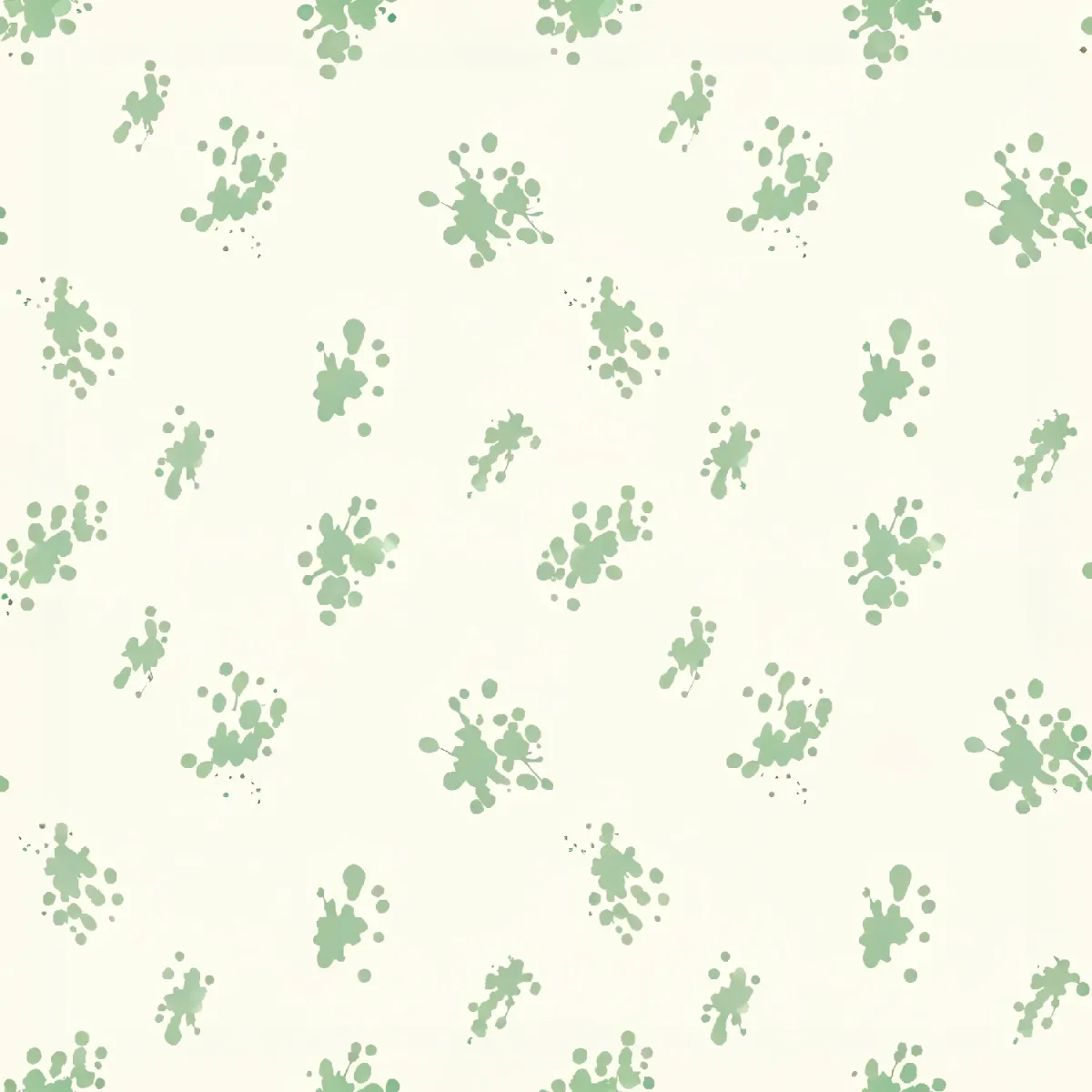 부드러운 그린 스플래터 패턴
