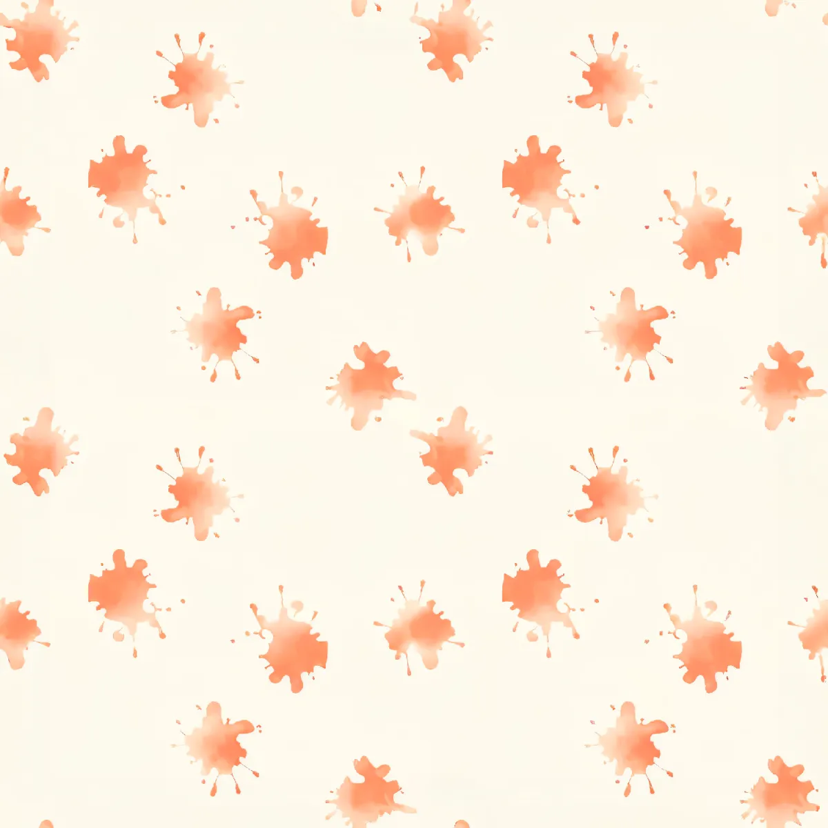 재미있는 오렌지 스플래터 패턴