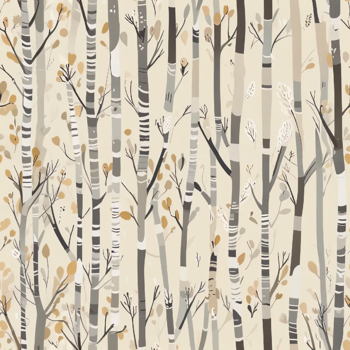 스타일화된 나무 패턴