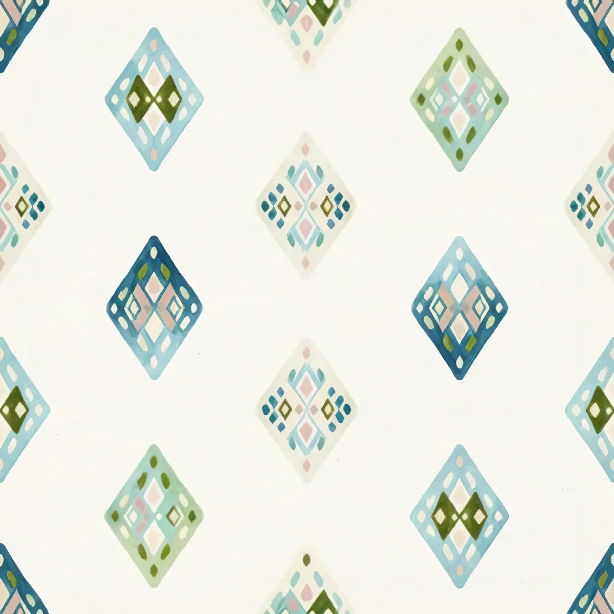 기하학적 다이아몬드 패턴