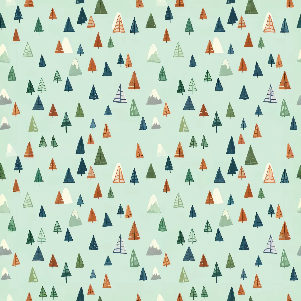 기발한 나무 패턴