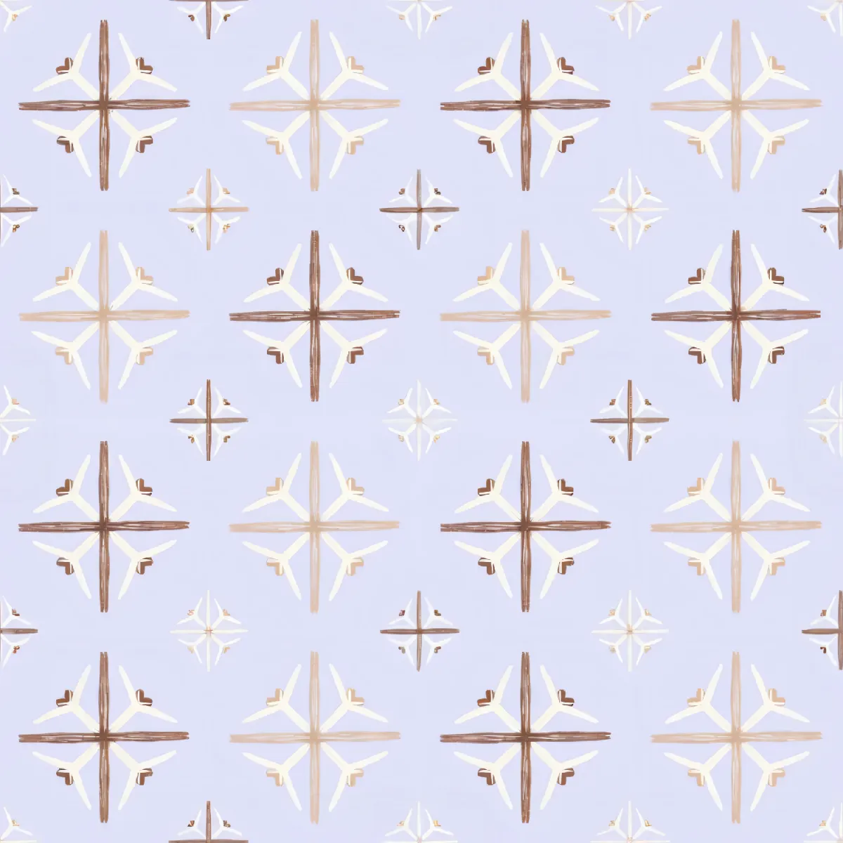 우아한 기하학 다이아 패턴