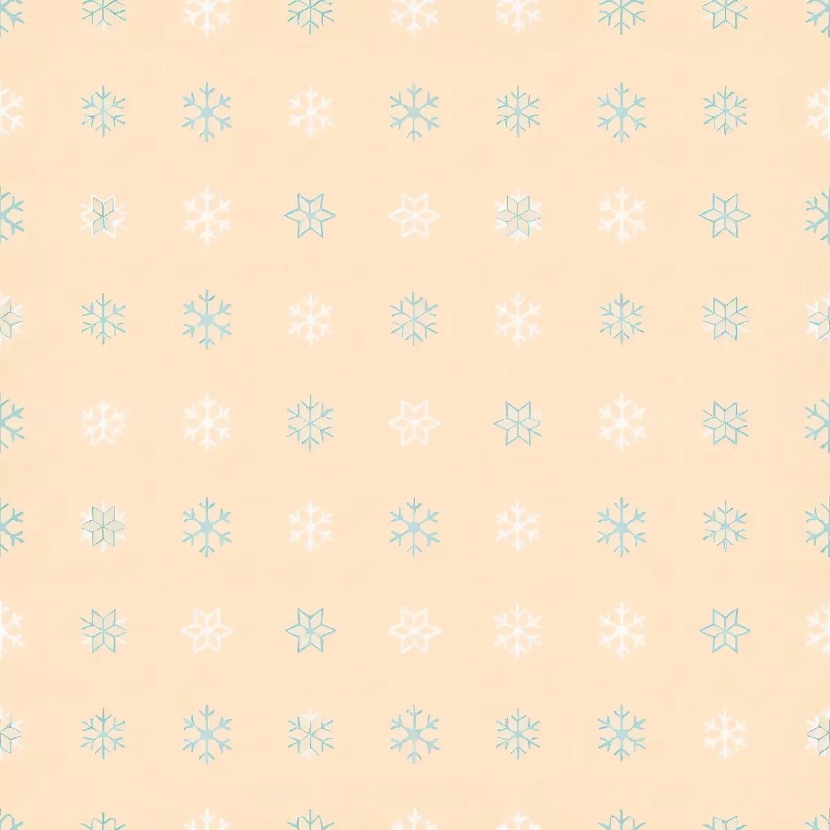 매력적인 눈꽃 패턴