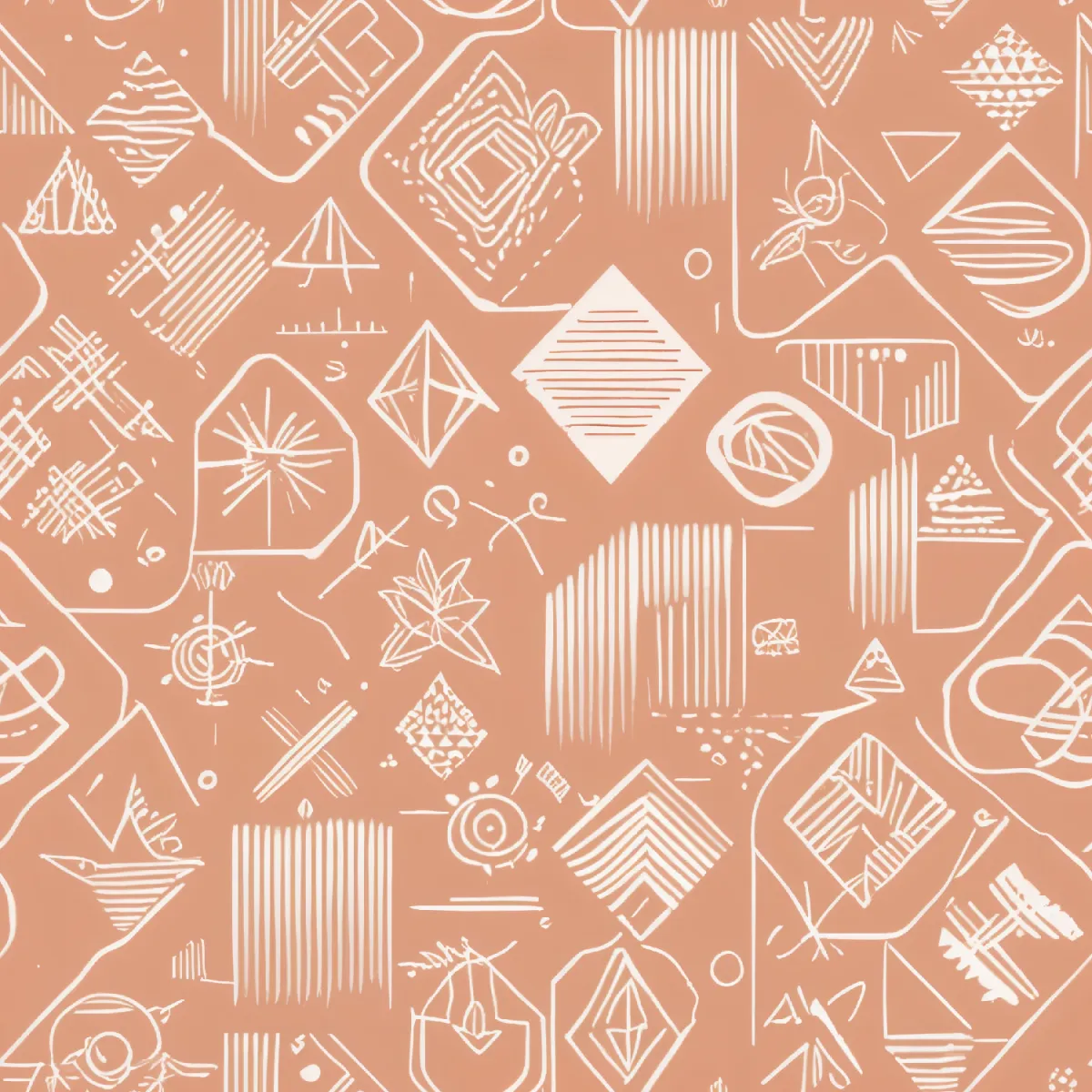 기하학적 삼각형 패턴