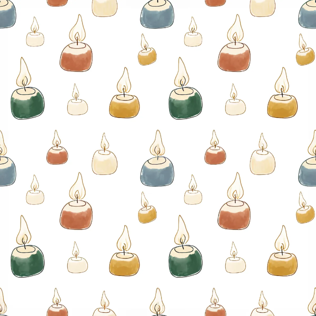 아늑한 촛불 패턴