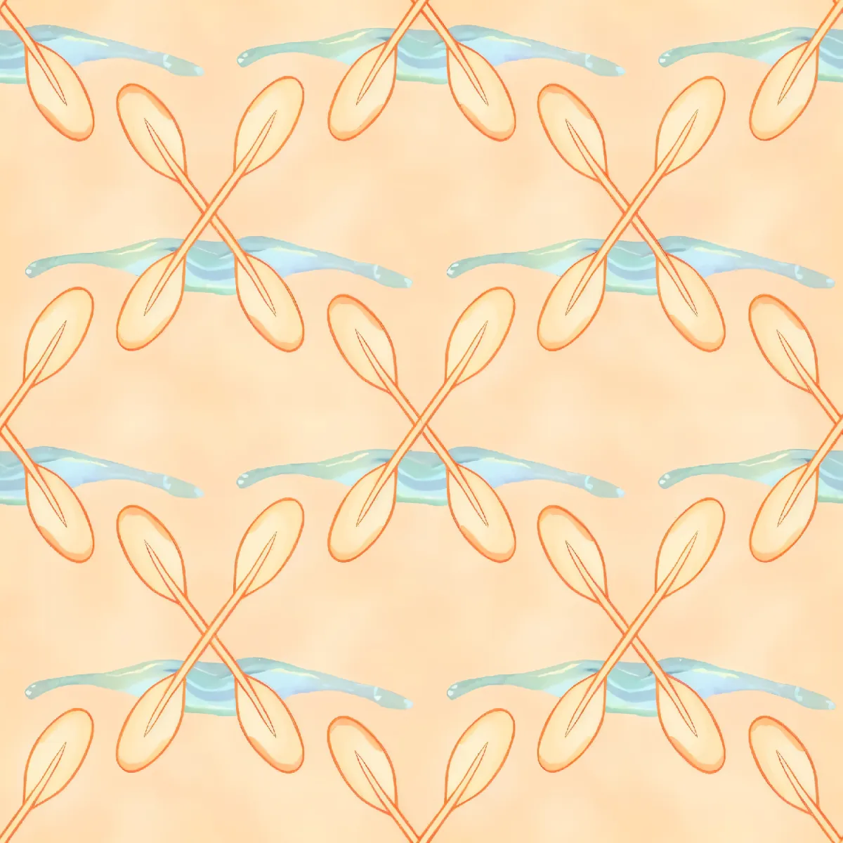 부드러운 곡선 삼각형 패턴