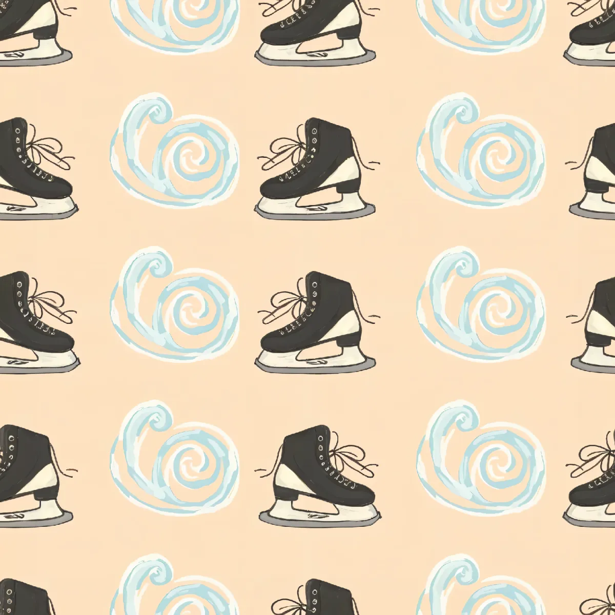 아이스 스케이팅 겨울 패턴
