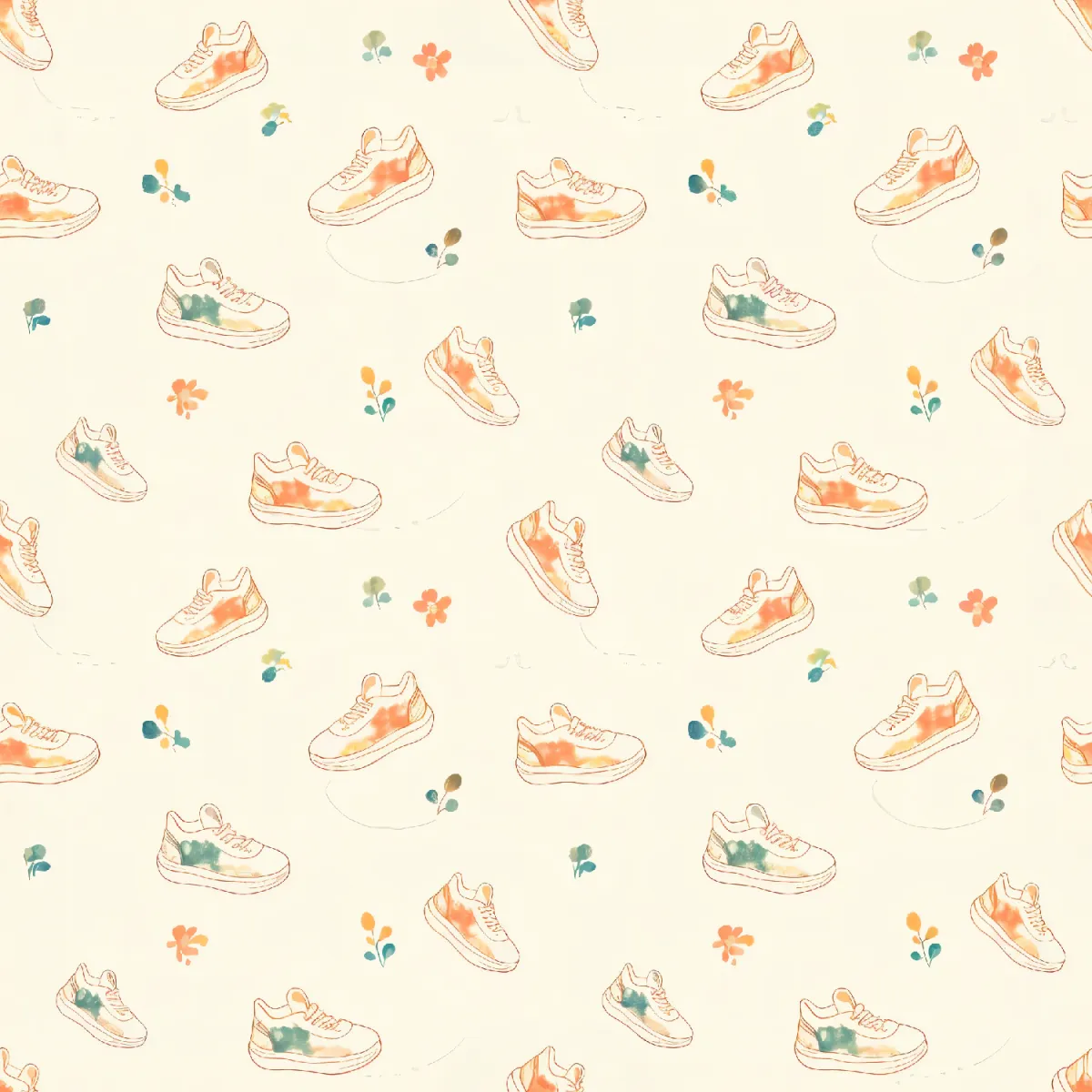 유쾌한 스니커즈 디자인