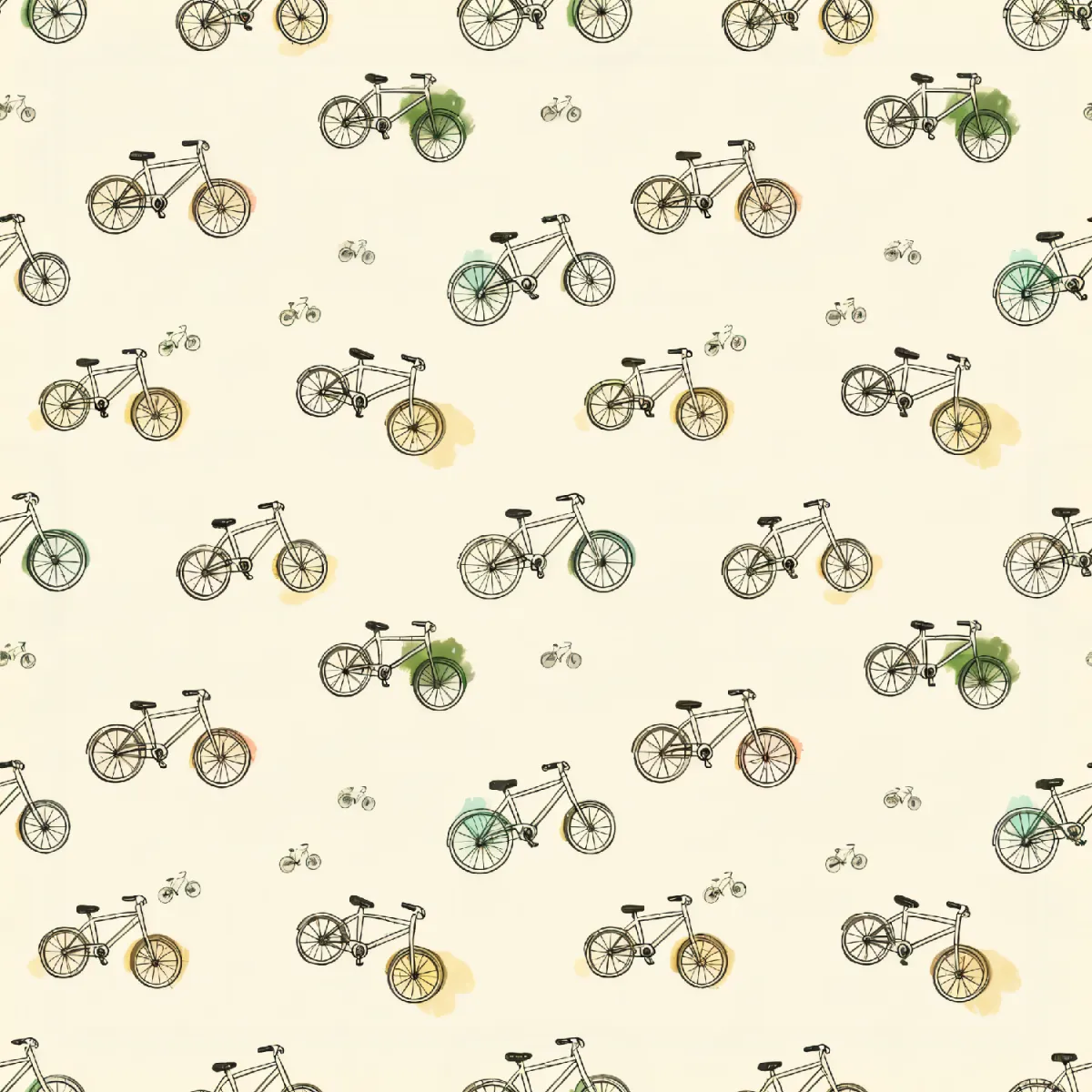 매력적인 자전거 패턴