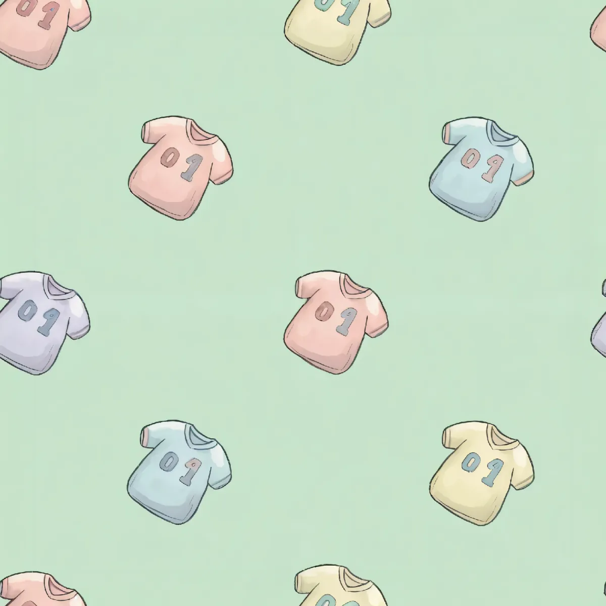 귀여운 아기 의상 패턴