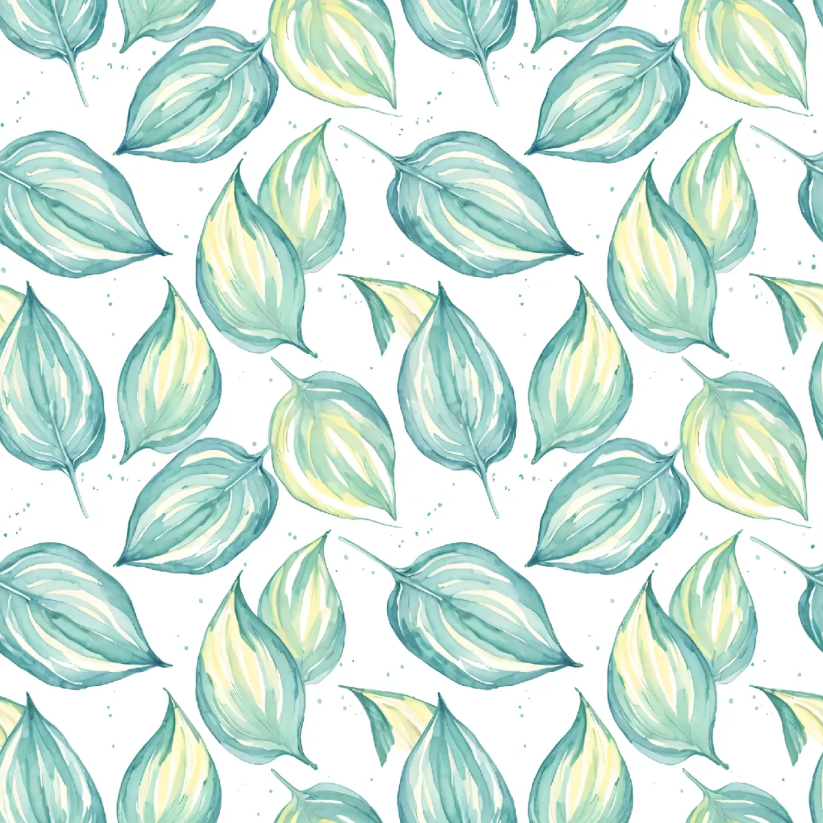 우아한 잎사귀 패턴