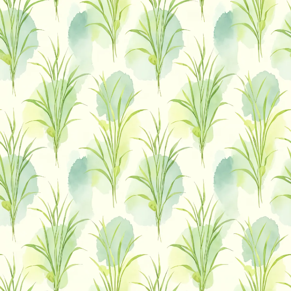 우아한 초록 풀 패턴