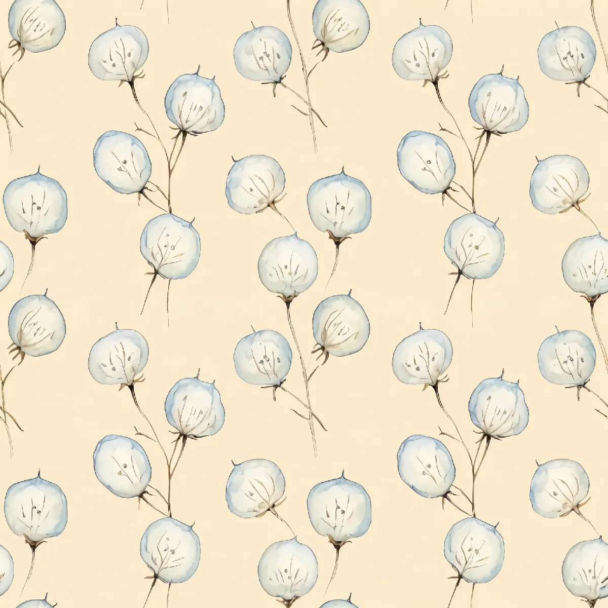 Delicate Cotton Floral Pattern