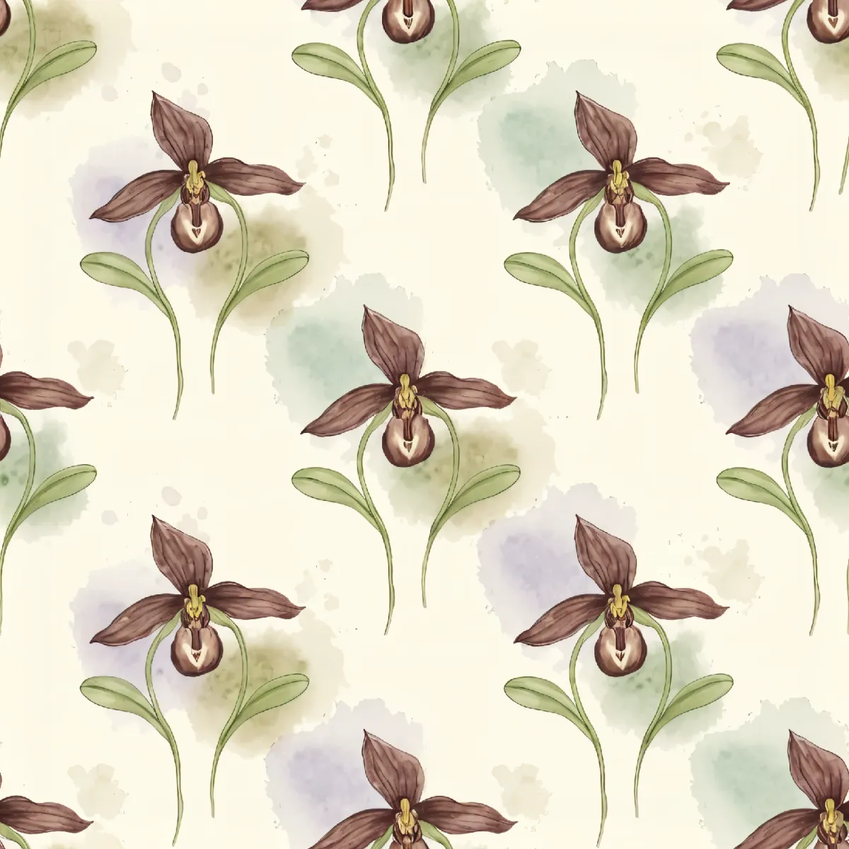 Elegant Floral Orchid Pattern