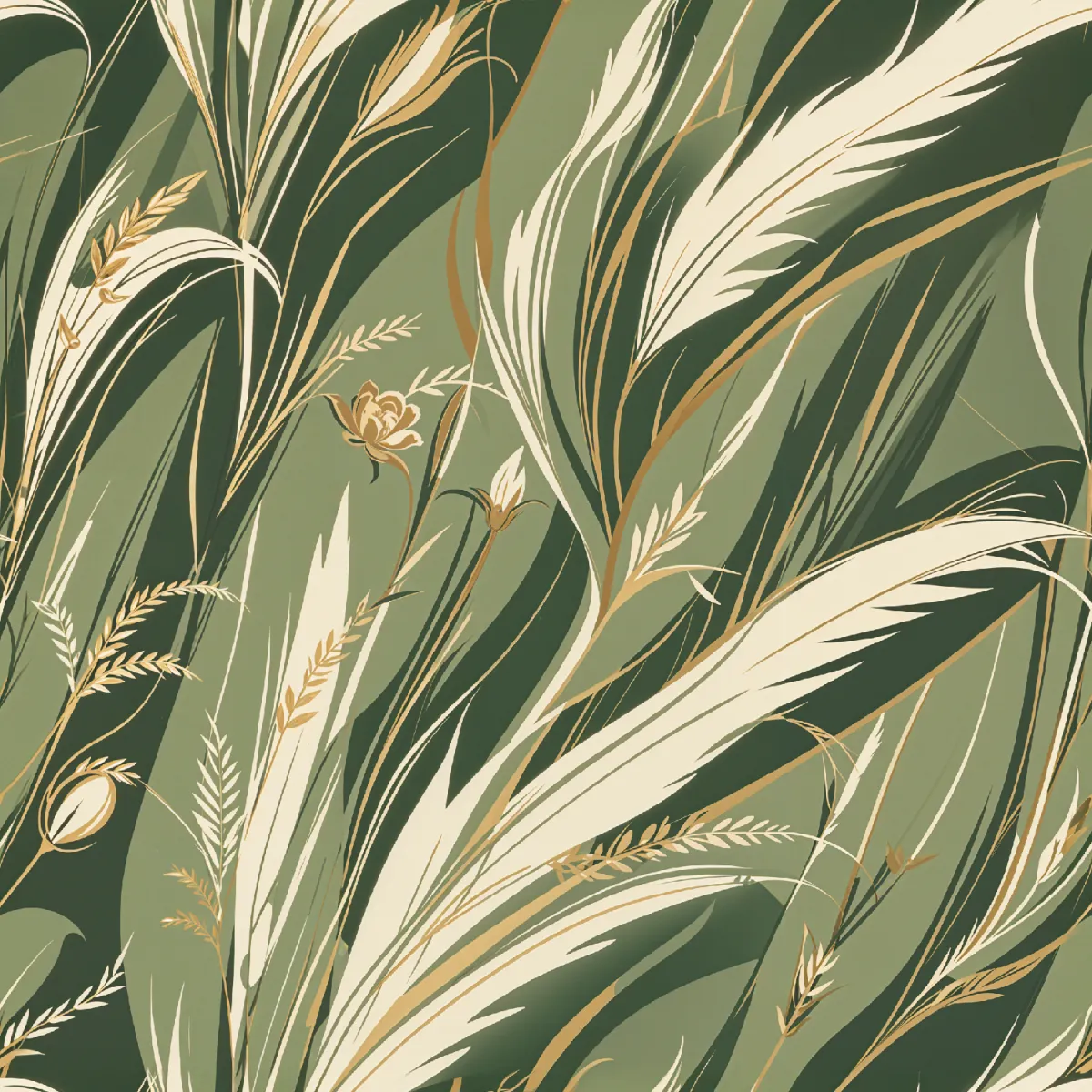 Elegant Greenery Pattern