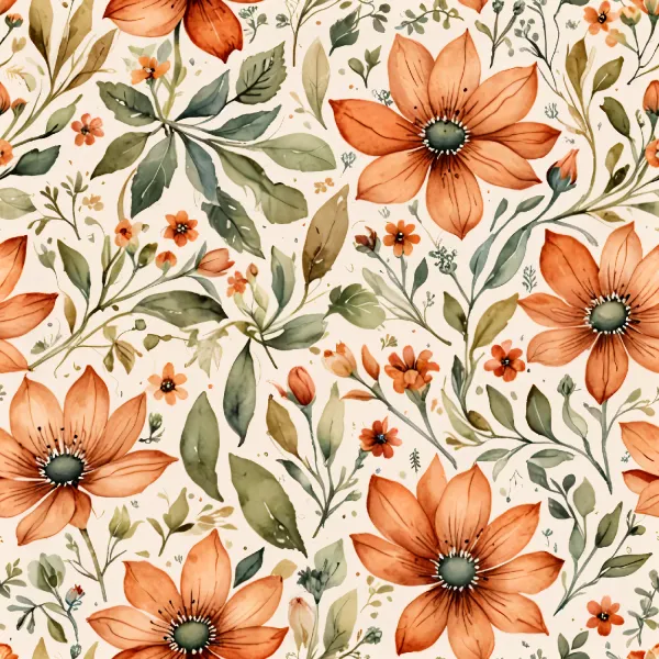 아름다운 꽃 패턴 Image