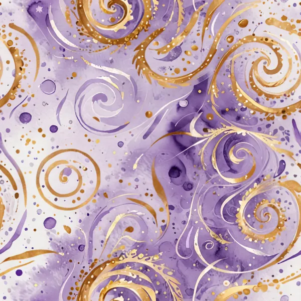 우아한 보라색 소용돌이 디자인 Image