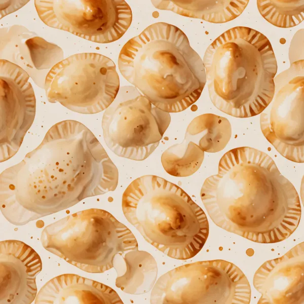 맛있는 만두 패턴 Image