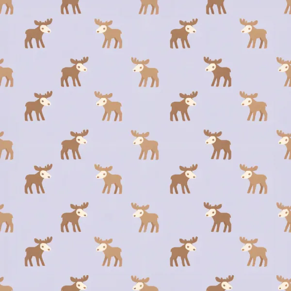 귀여운 무스 패턴 Image