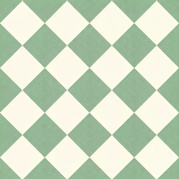 클래식 그린 화이트 체크 패턴 Image