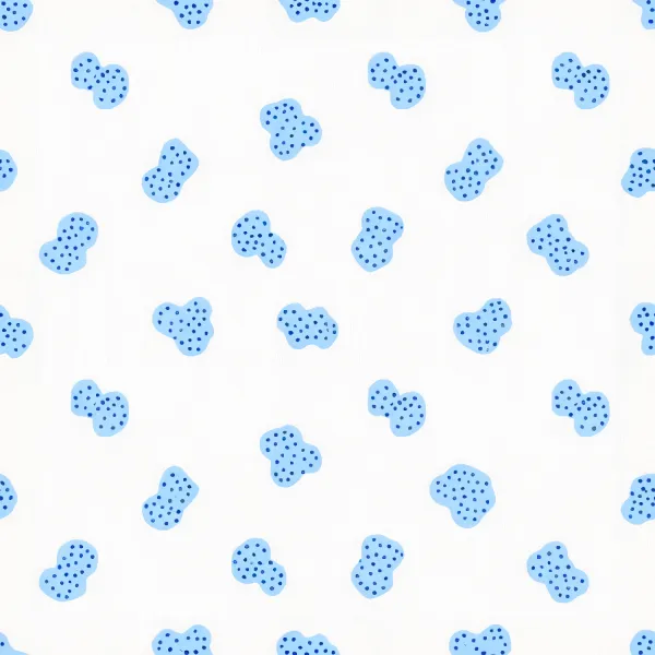 재미있는 파란색 잉크 얼룩 패턴 Image