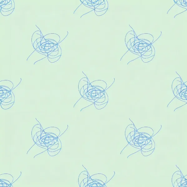 유쾌한 스크리블 패턴 Image