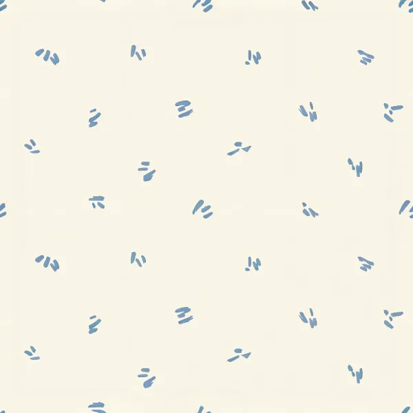 섬세한 파란 잎 패턴 Image