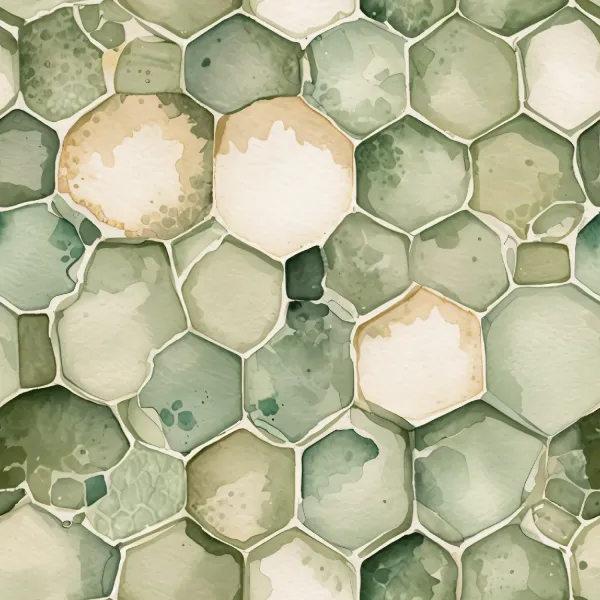 자연 영감을 받은 육각형 패턴 Image