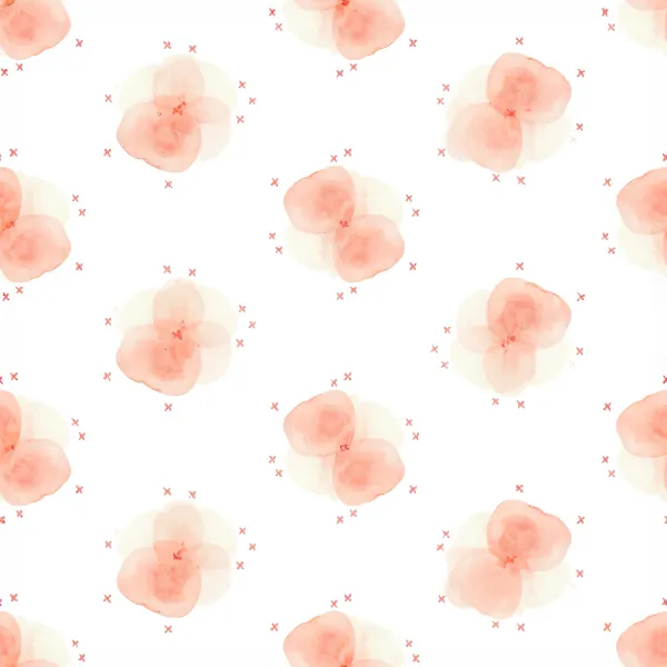 부드러운 수채화 블러쉬 패턴 Image