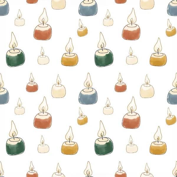 아늑한 촛불 패턴 Image