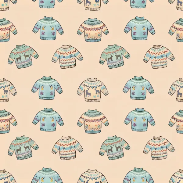 아늑한 스웨터 패턴 Image