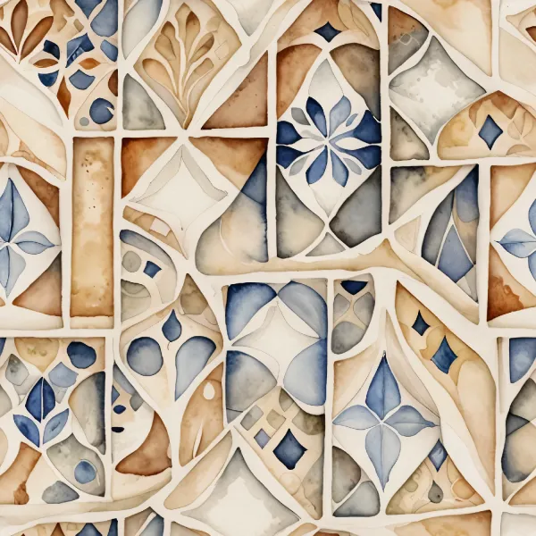 우아한 모자이크 패턴 Image