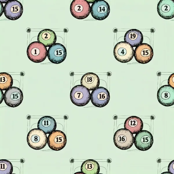 다채로운 삼각형 배치 Image