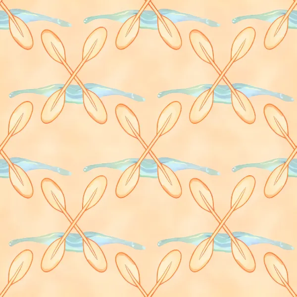 부드러운 곡선 삼각형 패턴 Image