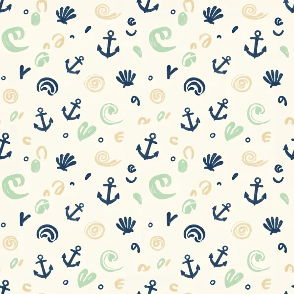 바다 모티프 패턴 Image