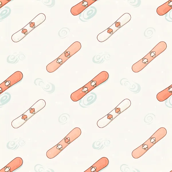 재미있는 스노우보드 패턴 Image