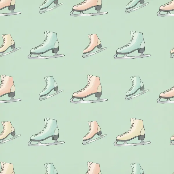 매력적인 아이스 스케이트 패턴 Image