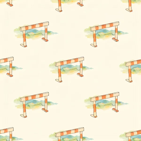 재미있는 동물 장벽 패턴 Image