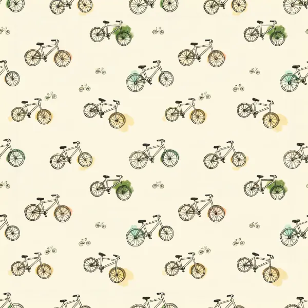 매력적인 자전거 패턴 Image