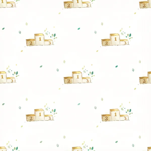 우아한 꽃 상 패턴 Image