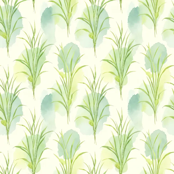 우아한 초록 풀 패턴 Image